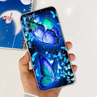 เคสสำหรับ Realme 7 Pro เคส RMX2170พิมพ์ลายดอกไม้แมวน่ารักเคสโทรศัพท์ TPU แบบน่มซิลิโคนใสสำหรับ Realm