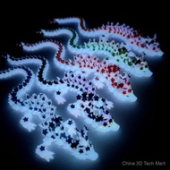 Generic 3D Bercetak Naga Bunga Sakura Alih Bersama Mainan Lelaki mainan naga mainan alih bersama​