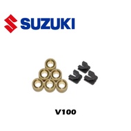 SUZUKI V100 ROLLER SET ASSY WEIGHT KACANG DALAM PULLEY PULEY V-100 V 100 SUZUKI