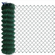 6 Ft 8Ft Pvc Coated Black Green Fence Price Chain Link Diamond Cyclone Wire Mesh Fences Baseball Man