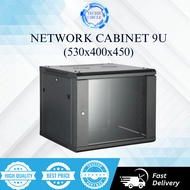 Techie Circle 9U Data Rack Server Cabinet Network , Wallmounted Data Cabinet / Server Rack