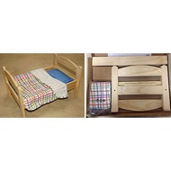 DUKTIG Doll mattress with pine wood sheet set in various colors
