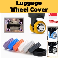 Luggage Wheel Cover ProtectorTrolley Case Castor Shoes Travel Baggage Suitcase Wheel Silicone Protective Cover