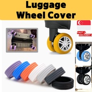 Luggage Wheel Cover ProtectorTrolley Case Castor Shoes Travel Baggage Suitcase Wheel Silicone Protec