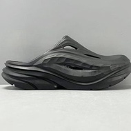 HOKA ONE ONE ORA Recovery Mule 黑色休閒拖鞋