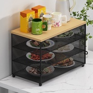 Desktop Multi-Layer Dish Cover Kitchen Shelf Storage Rack Anti-Fly Cover Leftovers Leftovers Cover