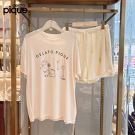 Gelato Pique Women's Pajama Set Gelato Pique Snoopy Motif - Comfortable Long Pants That Can Be Worn 