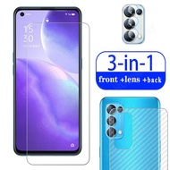 3in1 OPPO Reno 5 5G Tempered Glass OPPO Reno 5 4 4Z 5G 3 Pro Screen Protector OPPO F17 F11 F15 Pro HD Tempered Glass Film