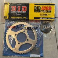 Sport sprocket chain (Did chain, RK sprocket) - Xipo, Satria, RGV