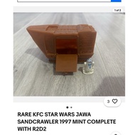 ️1997 KFC Star Wars Jawa Sandcrawler w/ Mini R2-D2 Figure Kids Meal Toy
