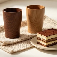 FAMY Lightweight Imitation Wood Grain Cup for Coffee Tea and Other Drinks FAA
