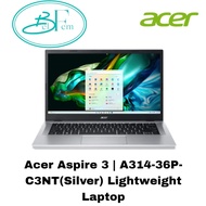 Acer Aspire 3 | A314-36P-C3NT(Silver) Lightweight Laptop - Preloaded 1 Year Microsoft Office 365 Personal