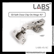 {The Hardware Lab}Labs Design 3D Soft Close Clip-On Hinge 45^