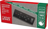 Konstsmide Remote Control, Black, 4-6-8-10h Timer, Static Flickering, 5 Levels Dimmer, 2 Slow/Fast M