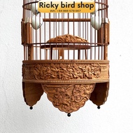 Bamboo Birdcage, Puteh bird cage - Samkok design