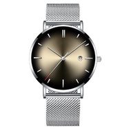 A9  British style men's business watch stainless steel jam tangan wanita lelaki