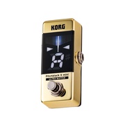 KORG Pitchblack X Mini Compact Pedal Tuner for Guitar/Bass - High Precision ±0.1 Cent, Ultra Buffer,