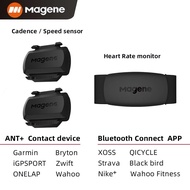 MAGENE เครื่องวัดความเร็วจักรยาน ANT + Speed และ CADENCE เซ็นเซอร์คู่จักรยาน Speed และ CADENCE ANT + เหมาะสำหรับ IGPSPORT Bryton