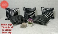 BANTAL SOFA  1SET RUANG TAMU ISI 5PCS