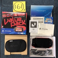 Sony PS Vita PCH-2000 Red Black Slim Console Value Pack