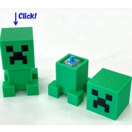 Creeper Minecraft Fidget Clicker - Mechanical Switch Toy Gamer Table Display Creeper Minecraft - Cus