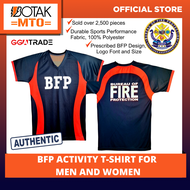 ISPORT BOTAK| BFP OFFICIAL ACTIVITY T-SHIRT by GGA TRADE for Men and Women, GLOW IN THE DARK and SUB