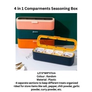 BCO-812 8812 Four Comparments Seasoning Box L27.5*W8*H7cm