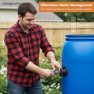 [LGO] PVC Spigot Kit for 1/2 Inch Rain Barrels Easy Fit Faucet for Aquarium Water Systems VN