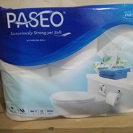 Paseo Bathroom Roll 3ply 12roll 300 Sheets Tissue Paseo Toilet