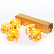 AAA Grade 19mm Pro Vegas Casino Style Craps Dice Set of 5 with Razor Sharp Edges & Matching Serializ