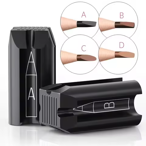 4 In 1 Eyebrow Pencil Sharpener Microblading Tattoo Marker Permanent Makeup Professional Eyebrow Pen