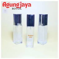 35 Ml Silver Clear Frossted Perfume Bottle / Empty Perfume Bottle / 35 Ml Glass Perfume Bottle / Ref