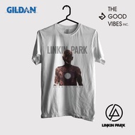 kaos band linkin park original gildan - burn it down - hitam xxxl