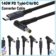 AMBER 180CM USB Type C to DC Cable, Emark Chip 20V 7A PD 140W Converter Line, Professional 5.5X2.5mm