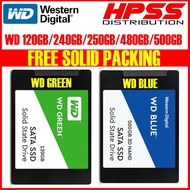 WD SSD GREEN / BLUE 120GB 240GB 250GB 480GB 500GB 512GB SATA SSD. LIKE APACER AS340 KINGSTON A400 A2