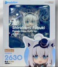 GSC Nendoroid 黏土人 2630 白上吹雪 Hololive 洋風服裝 Shirakami Fubuki Parade Dress Outfit Ver. VTuber hololive 
