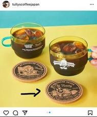Tully’s Coffee 日本限定賓尼兔杯墊 bugs bunny