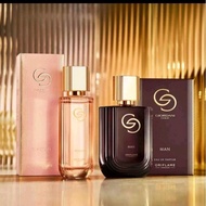 Parfume Set giordani gold women dan giordani gold men/parfume  mewah oriflame