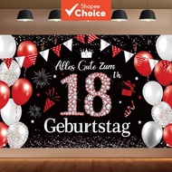 18th Birthday Banner – Happy Decoration for Girl or Boy – Celebration Supply