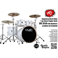 Crush Chameleon Birch WH 24 Inch Bass Drum - Acoustic Drum