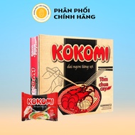 Thùng 30 Gói Mì Tôm Kokomi Dai Ngon Từng Sợi Tôm Chua Cay 65g