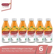 HEMAVITON C1000 COLLAGEN LESS SUGAR ISI 6 Berkualitas