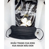 King kua crab mask Black crab mask (set Of 30 Pieces)