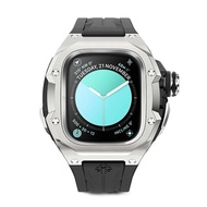 【Golden Concept】30個工作天出貨 Apple Watch 49mm 錶殼 銀色錶框 黑色橡膠錶帶 RSTIII49-BK-SL