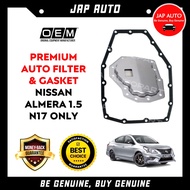 Nissan Almera N17 1.5 Premium OEM Auto Filter Gearbox Penapis Minyak AT Transmission Gear + Gasket