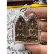 Luang Phor Tae Wat Sam Ngam 稀有黑肉模 龙婆爹 2503 双身坤平 Khun Paen PraiKru LP Tae BE2503o
