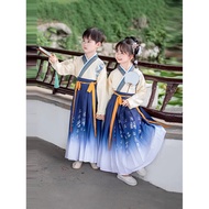 Children Hanfu Ancient Costume Chinese Costume Boys Girls Performance Costume Ancient Style Tang Cos