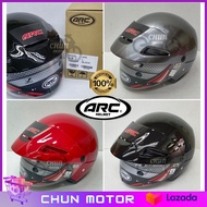 Original ARC AF6 Helmet Racing Boy Half Cut Steng Arc Af6 Topi Kalendar with Visor (Sirim Lulus) Helmet Kura-Kura Arc