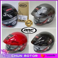 Original ARC AF6 Helmet Racing Boy Half Cut Steng Arc Af6 Topi Kalendar with Visor (Sirim Lulus) Hel