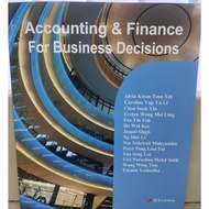 ACCOUNTING & FINANCE FOR BUSINESS DECISION 1E BY ALVIN KWAN TZEN YET 9789672711278